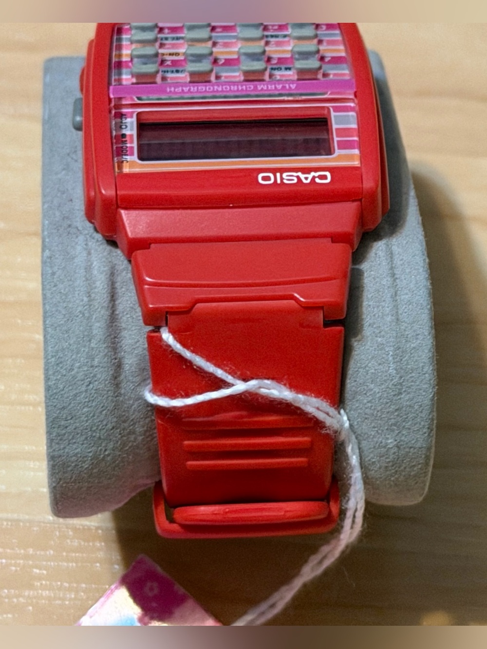 Casio LDF-40-4B Poptone Red Calculator Retro Vintage Digital Watch LDF NEW NWT - Picture 6 of 11